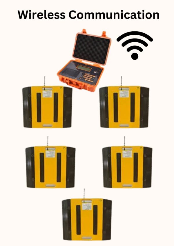 MAXLOAD Vehicle Weighing Pad 5 x 3T with Chargers