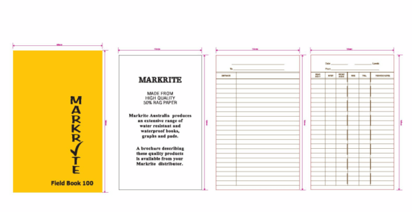 Markrite Field Book FB100R 200x125mm - Image 3