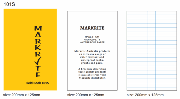 Markrite Ruled Book FB101S 200x125mm - Image 3