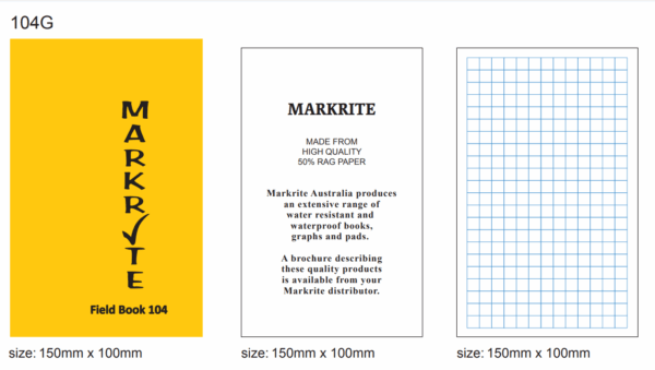 Markrite 104G Graphbook 10mm Graph Sec - Image 3