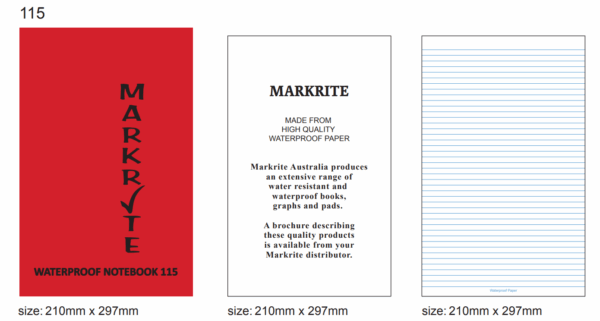 Markrite Line Book FB115 A4 210x297mm - Image 3