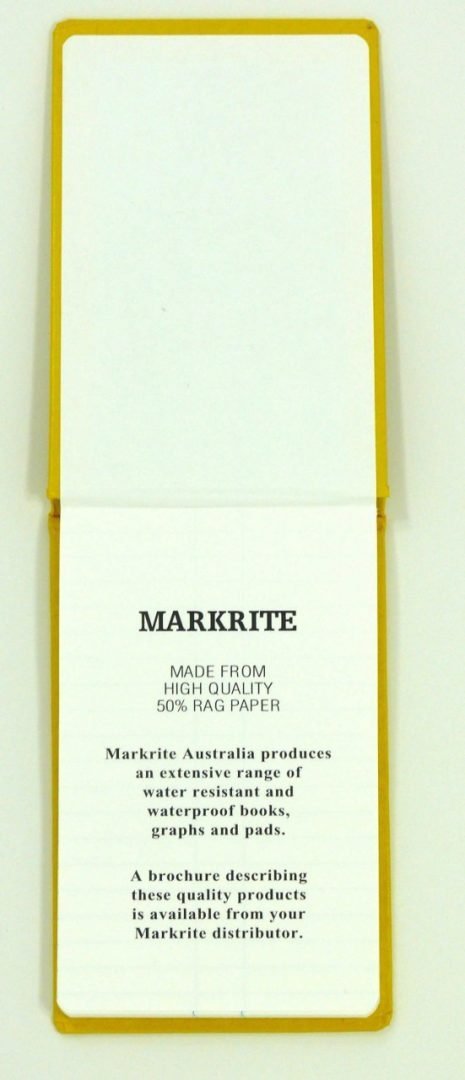 Markrite BKS104 Ruled Field Book