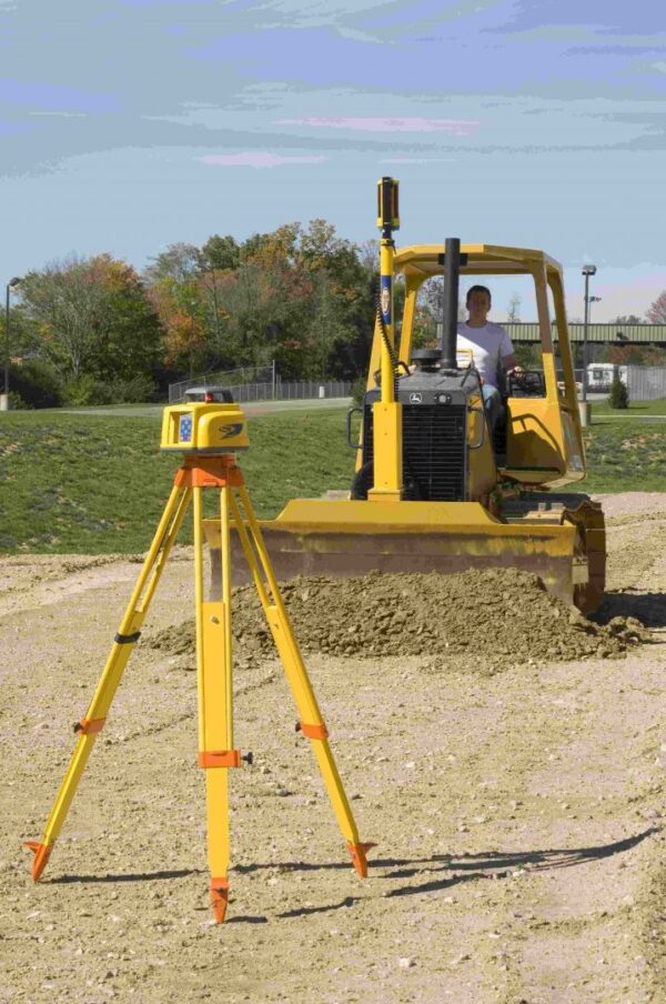 Outside view of dozer using Spectra precision LR50 Receivers