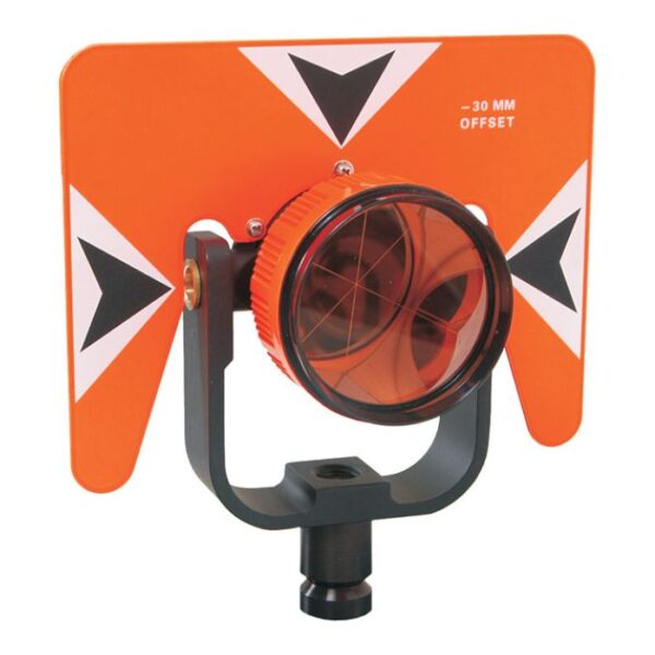 62mm Standard Prism Assembly with 5.5 x 7inch Target – Fluro Orange with Black