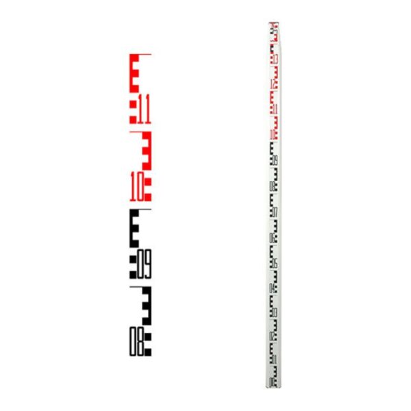 Fiberglass 7m E Metric Level Rod