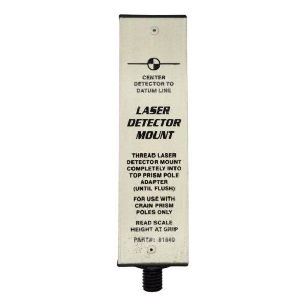Prism Pole Laser Detector Mount