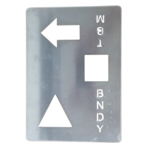 Boundary Survey Stencil (Each)