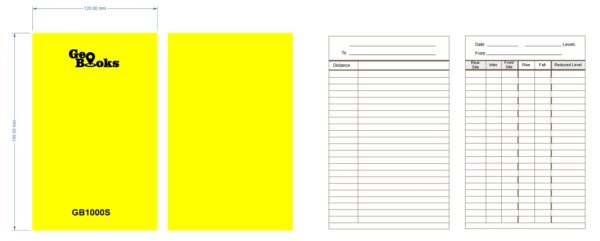GeoBooks Rise & Fall Field Book