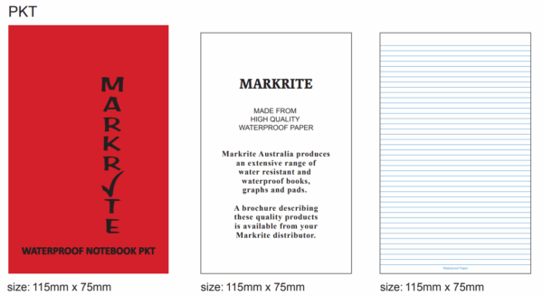 Markrite Pocket Book Top Opening 115x75mm - Image 3